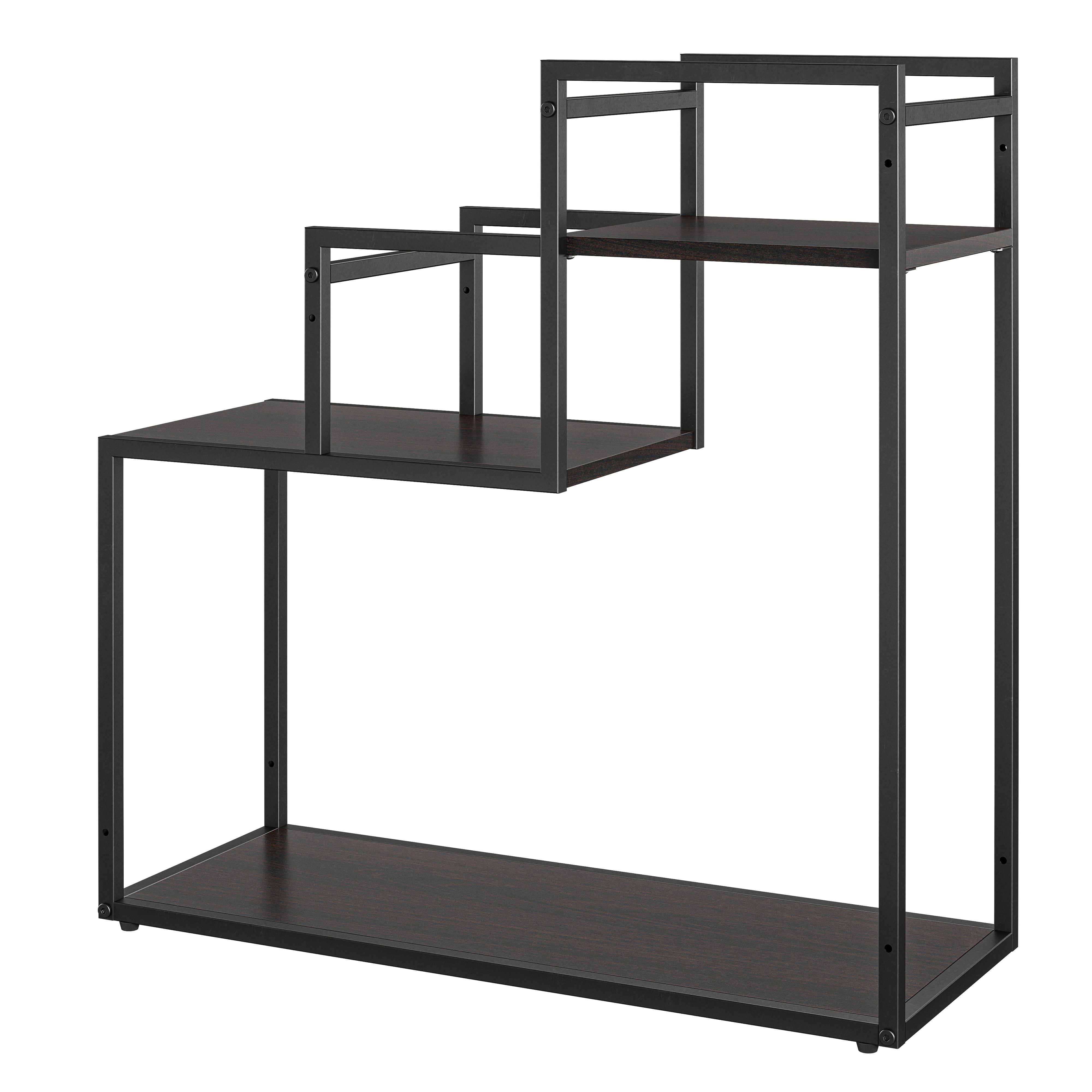 Blumenständer Weston Dunkelbraun B: 58 Cm - Dunkelbraun, Design, Metall (58/58/23cm) - MID.YOU