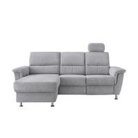 Ecksofa mit Stauraum Parole Silberfarben Chenille - Chromfarben/Silberfarben, MODERN, Textil (165/231cm) - Livetastic