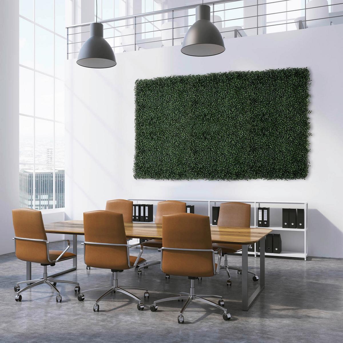 WANDVERKLEIDUNG KUNSTPFLANZE - Jadegrün, Trend, Kunststoff (50/50cm) - Floordirekt