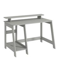 Schreibtisch Country Grau L: 120 Cm - Grau, Design, Holzwerkstoff (120/60/73cm) - Livetastic