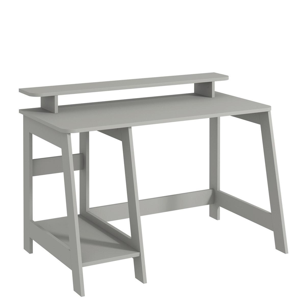 Schreibtisch Country Grau L: 120 Cm - Grau, Design, Holzwerkstoff (120/60/73cm) - Livetastic