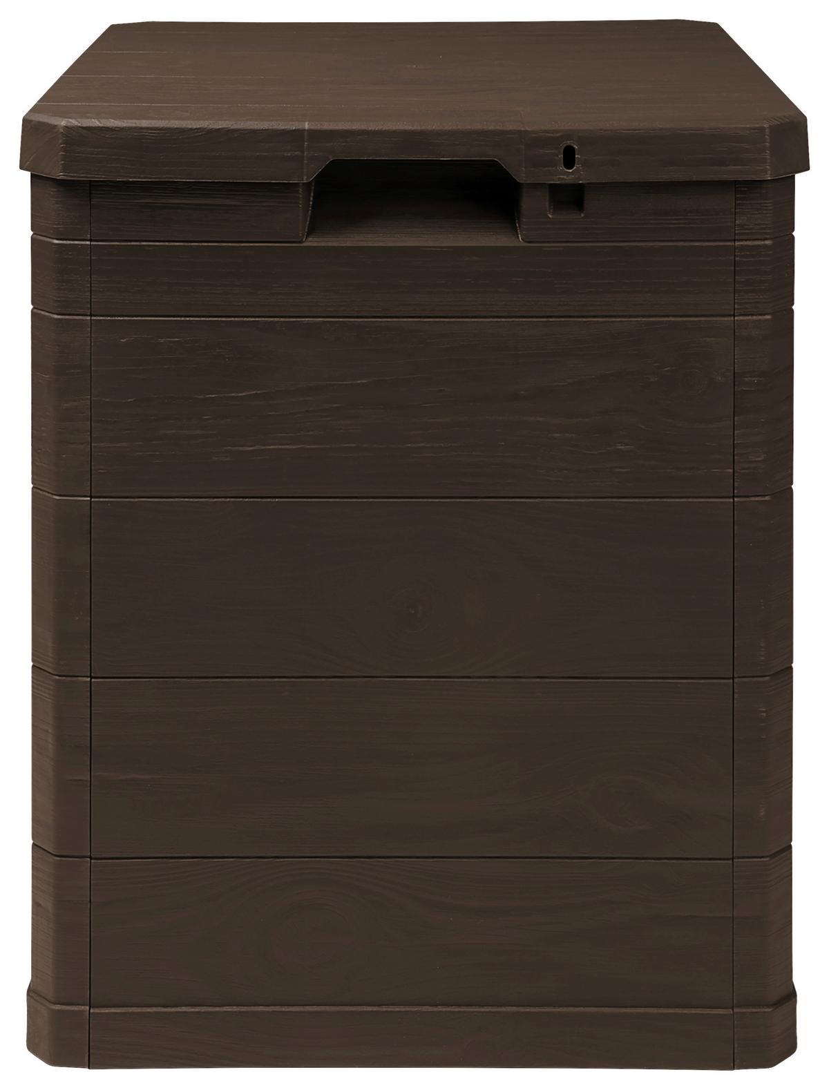 Kissenbox Madera Mini 44x50x43cm 90l Braun - Braun, Basics, Kunststoff (44/50/43cm)