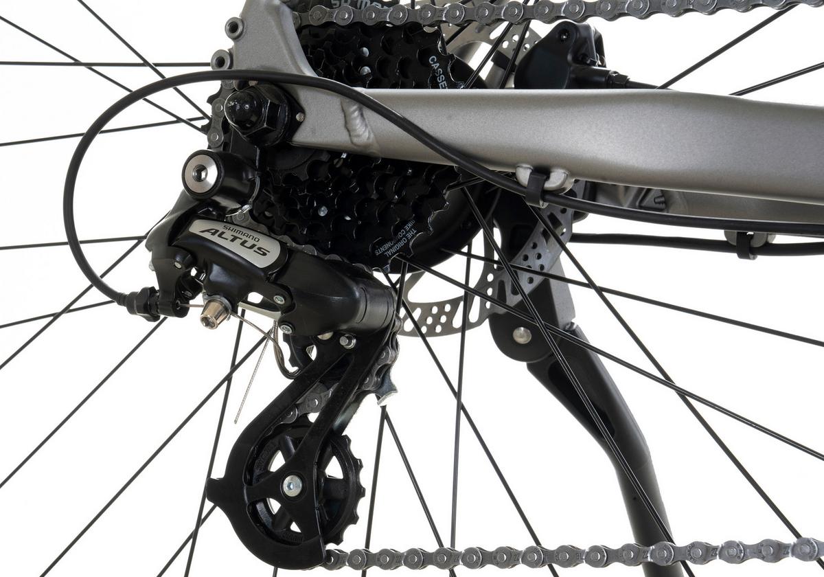 Elektrofahrrad Adore Silber - Silberfarben, Basics, Metall (180/70/100cm)