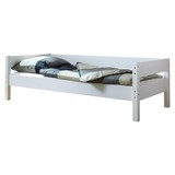Bett Robby 90x200 cm Weiß - Weiß, KONVENTIONELL, Holz (90/200cm) - Carryhome