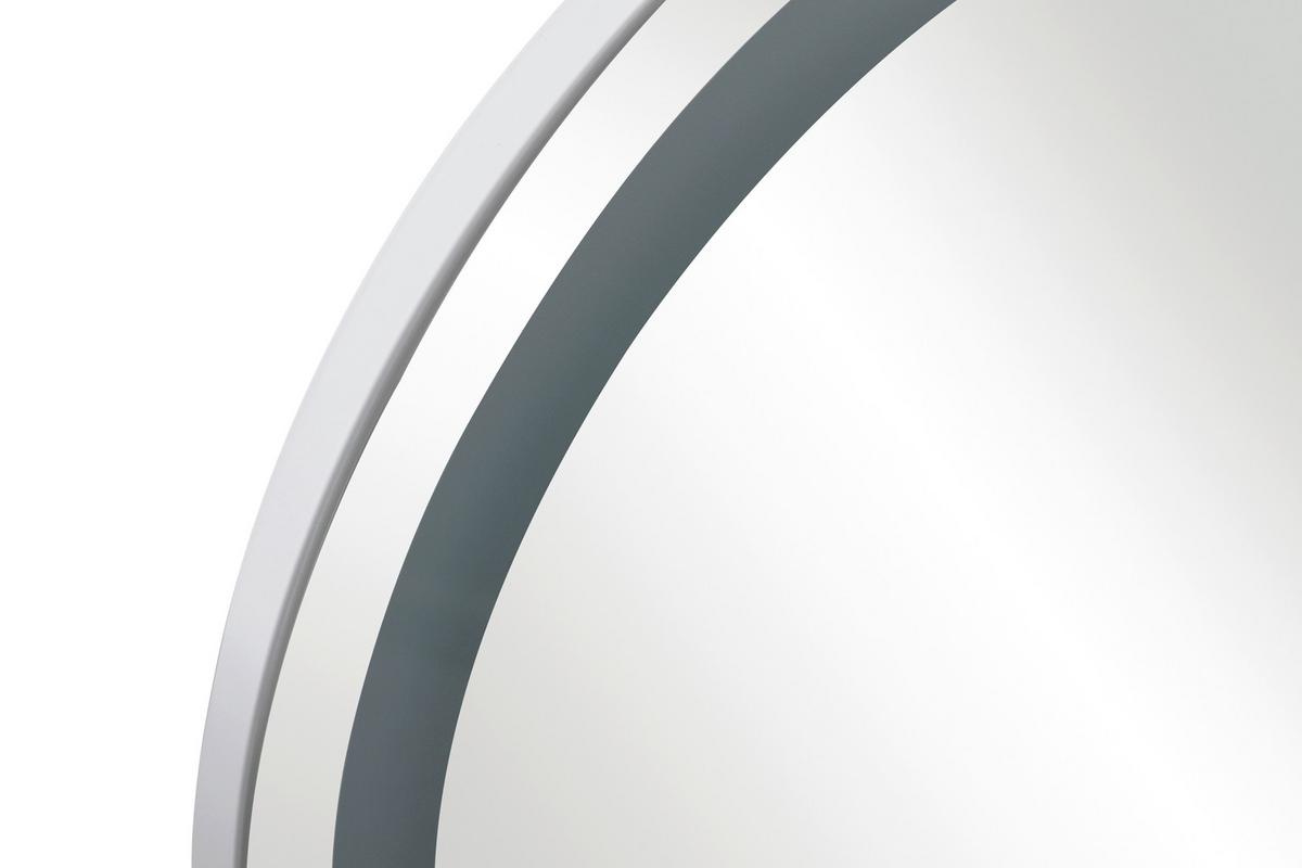 Wandspiegel Led Weiß B: 53 Cm - Weiß, Basics, Glas/Holzwerkstoff (53/10/60cm) - Kayoom