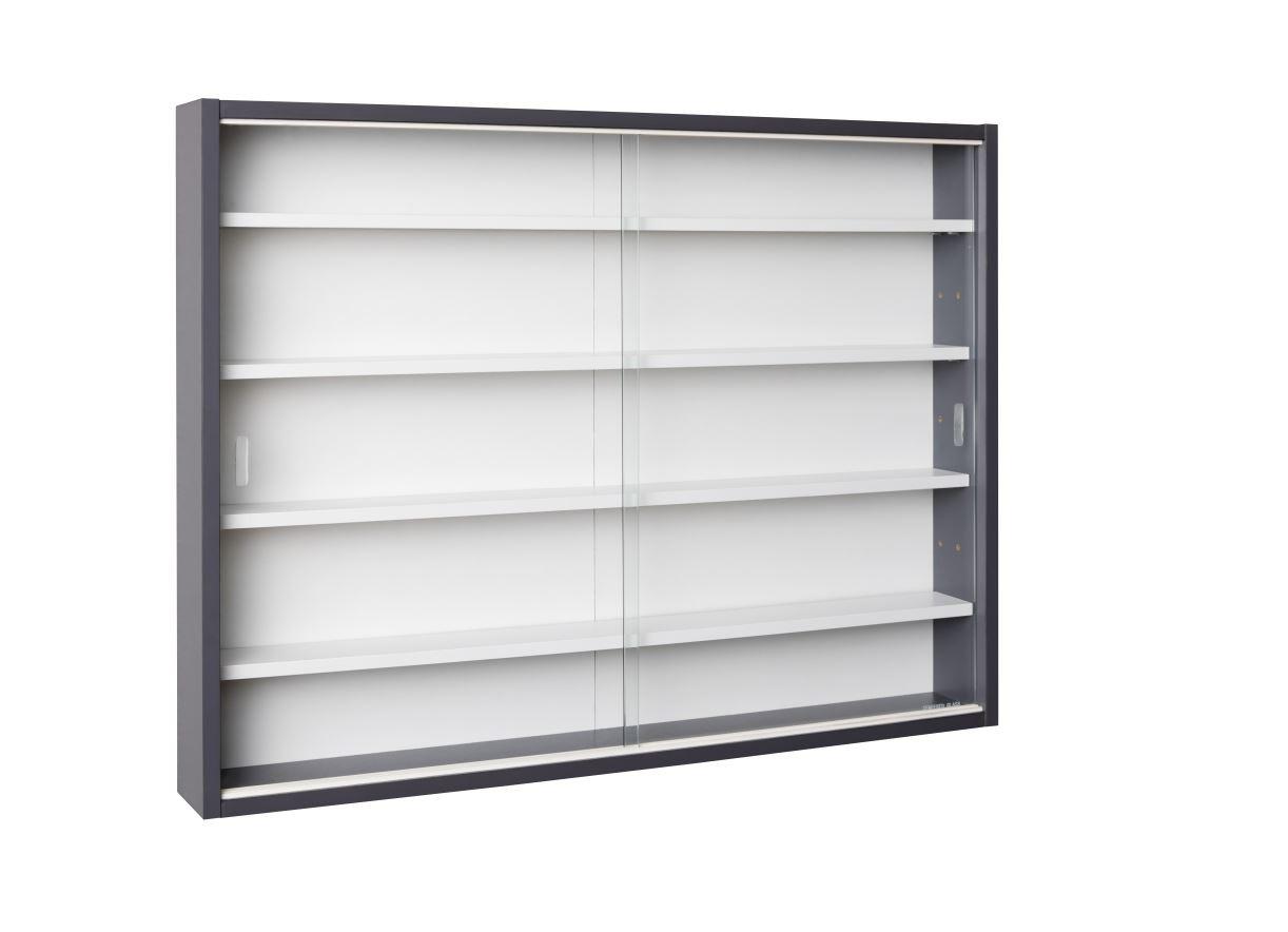 MID.YOU Wandregal Collecty 80 cm Grau/Weiß