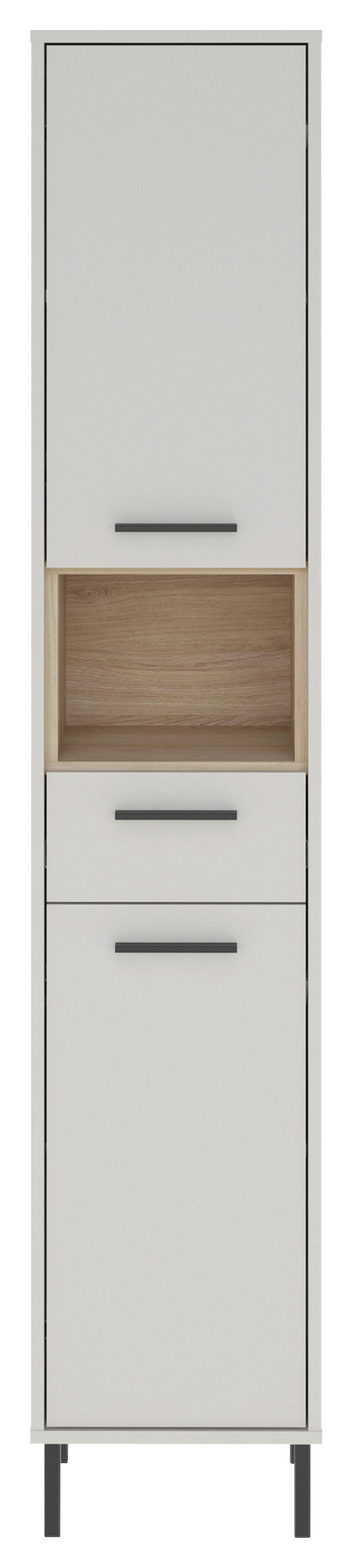 BADEZIMMER Empoli, Kaschmir B: 169,8 cm - Kaschmir/Eichefarben, MODERN (169,8/184/30cm)