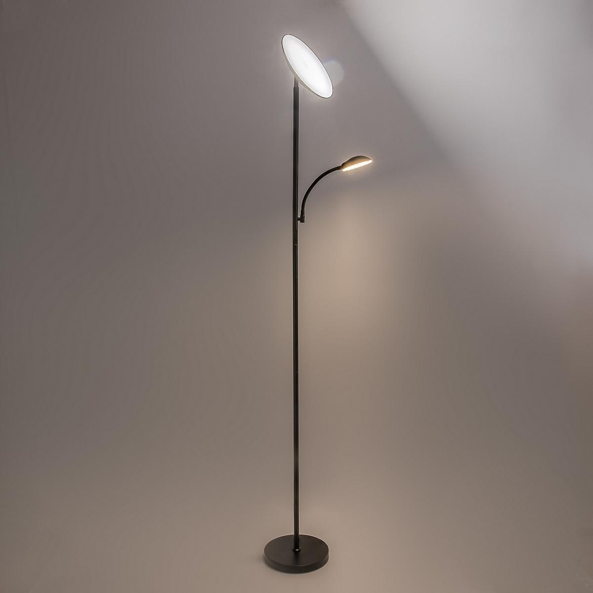 Led Állólámpa Halina Fekete - fekete, Basics, fém - Rabalux