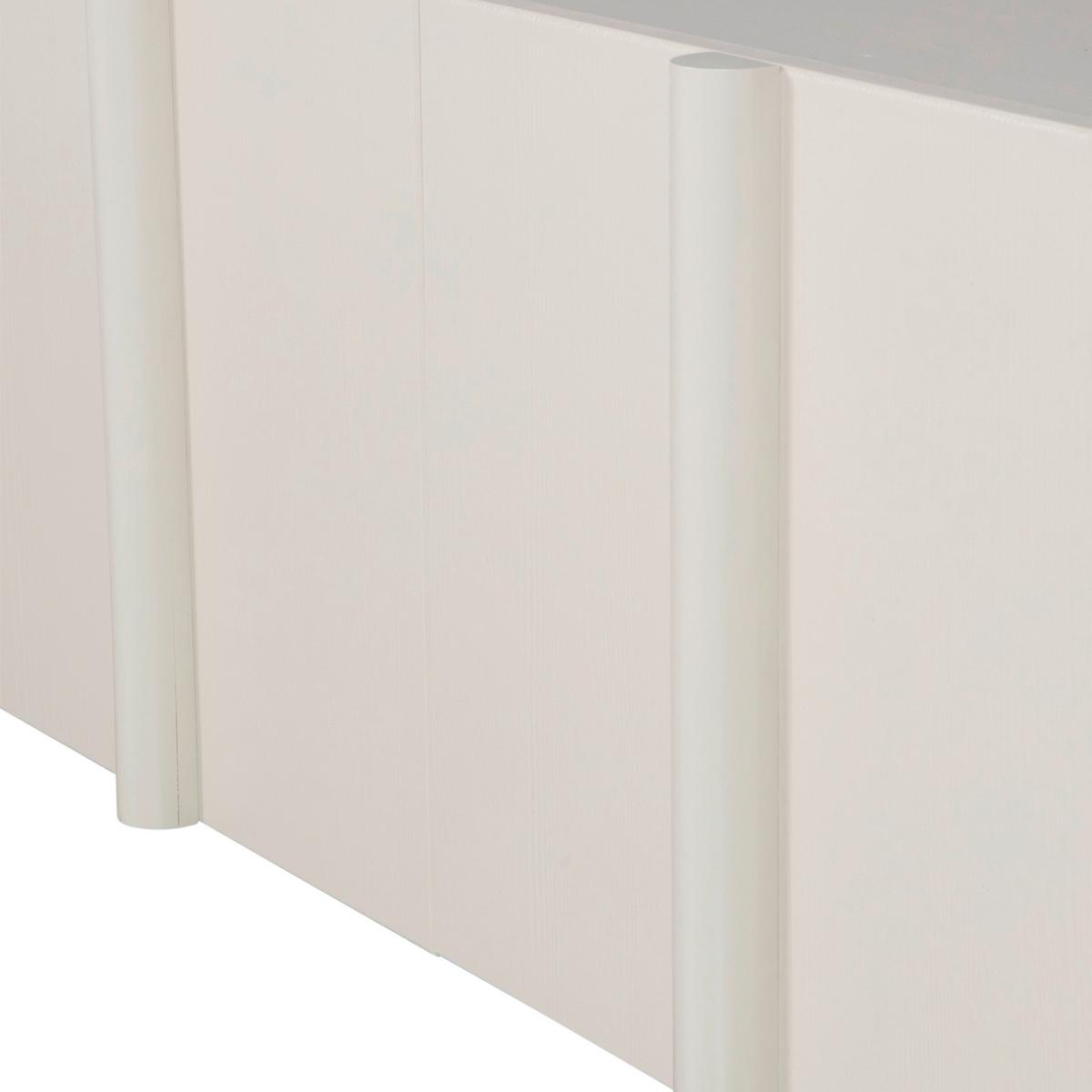 Lowboard Basu Hellgrau B: 200cm - Hellgrau, Design, Holz (200/53/46cm) - Livetastic