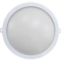 LED-Wandleuchte 1-Flammig, für In- und Outdoor - Weiß, Basics, Kunststoff (19/7,9cm)