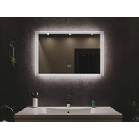 Badezimmerspiegel Led Spiegel Rechteckig B: 80cm - MODERN, Glas (80/53/3,2cm) - MID.YOU