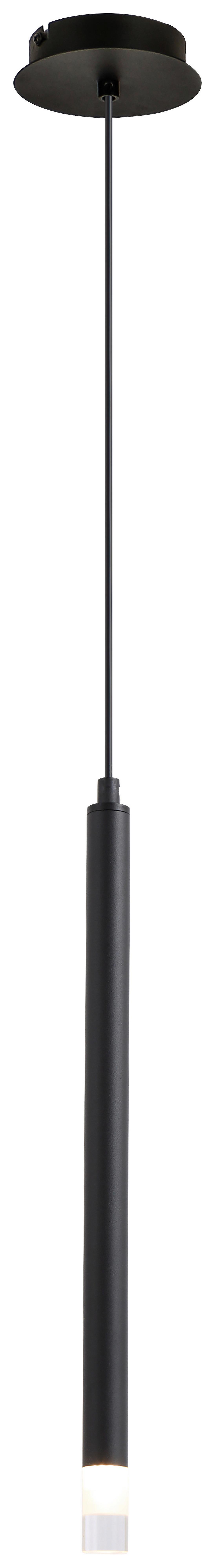 ZÁVESNÉ SVIETIDLO SIMPL - číra/čierna, Modern, kov/plast (12cm) - Mömax