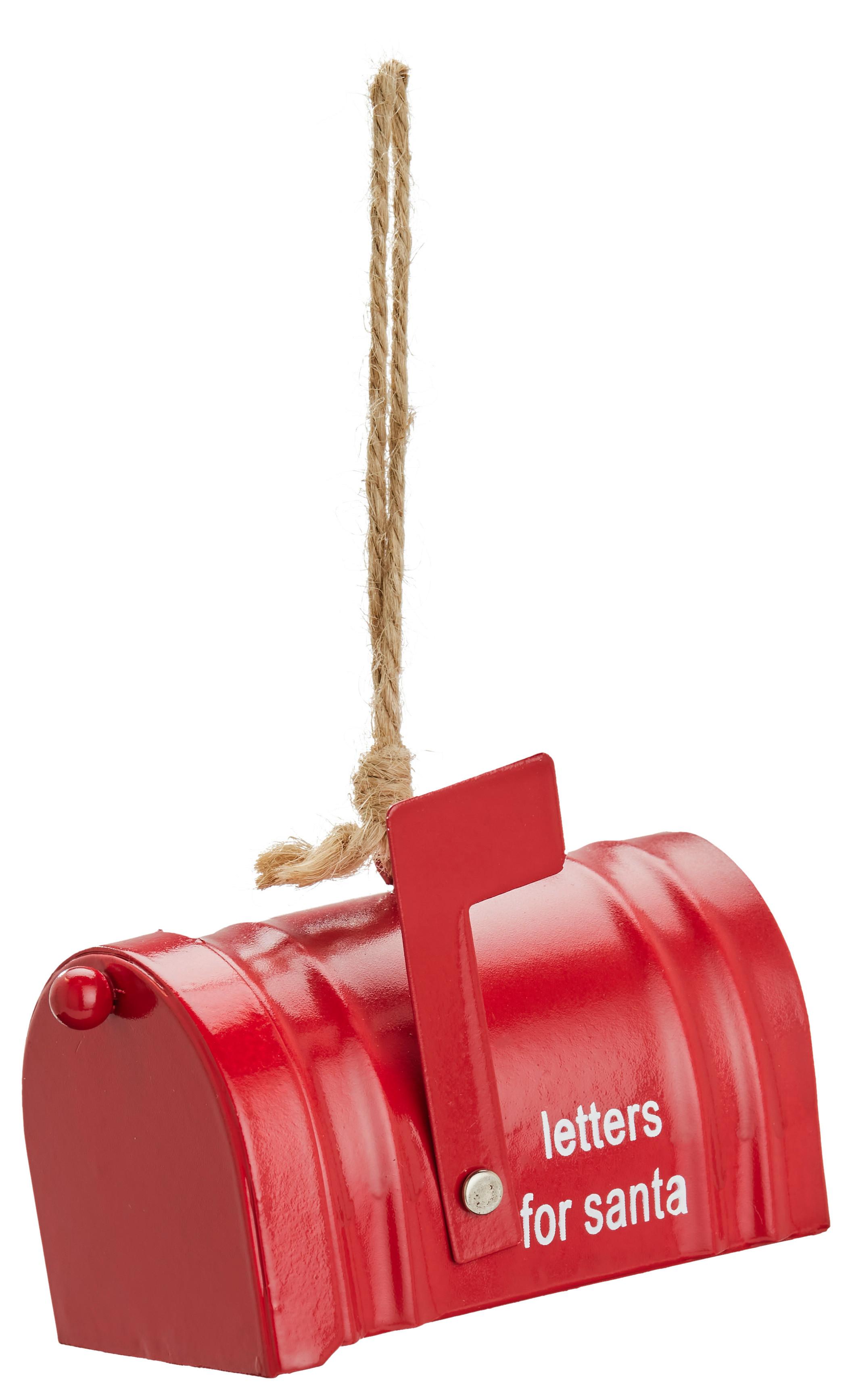 Vianočná Dekorácia Mailbox I - červená, Basics, kov (10/6/5,5cm) - Modern Living