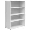 Polc Cabinet - fehér, Modern, faalapú anyag (80/115/40cm)