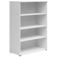 Regál MULTISTAURAUM - bílá/antracitová, Moderní, kompozitní dřevo/plast (80/115/40cm)