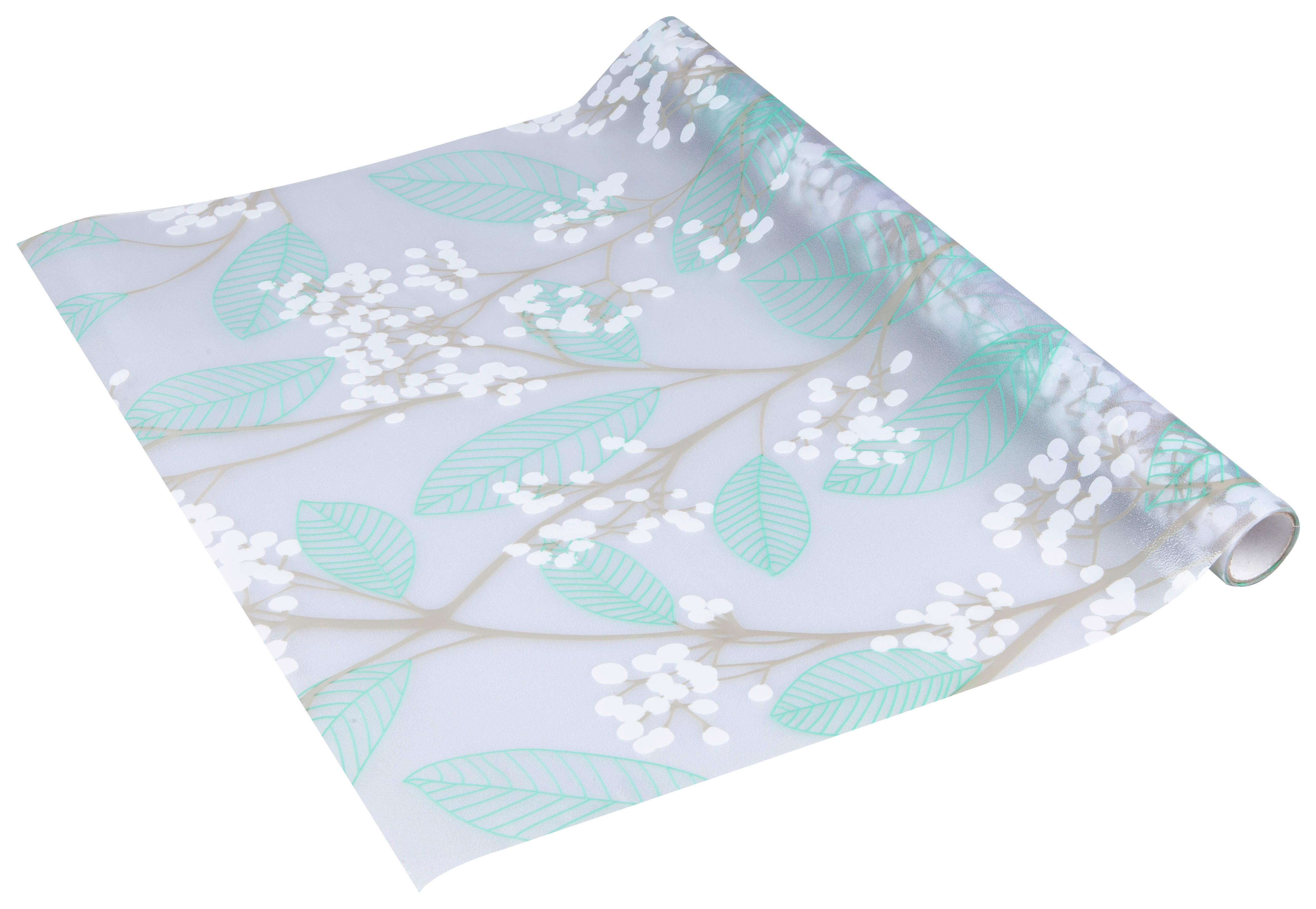 Klebefolie Blätter grün FF VP FICU 45x150 m - Transparent/Grün, Basics (45/150cm)