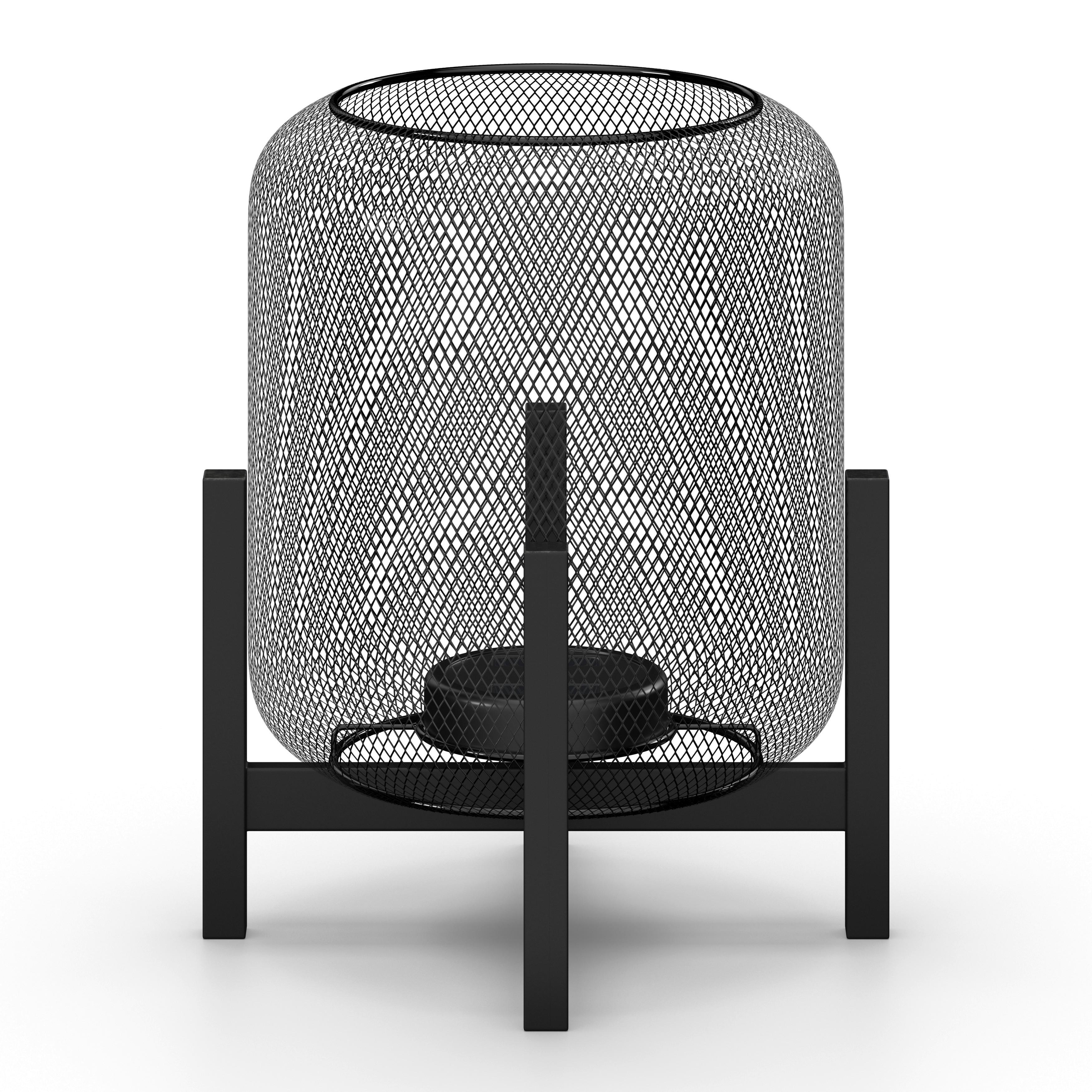 SOLÁRNÍ SVÍTIDLO KYRA - černá, Moderní, kov/plast (28/47/28cm) - Bessagi Garden