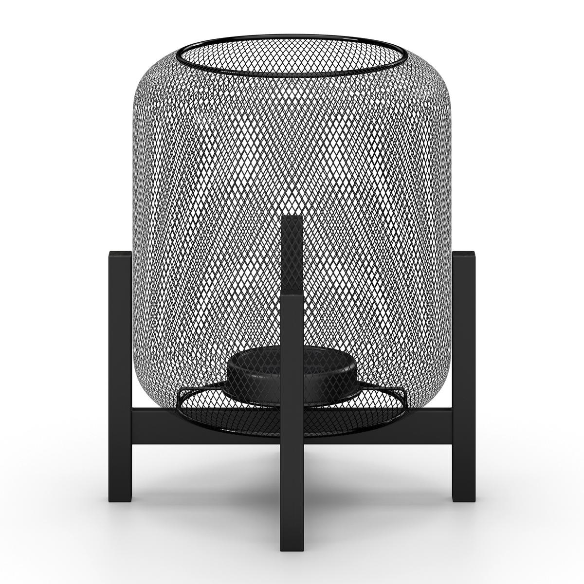SOLÁRNÍ SVÍTIDLO KYRA - černá, Moderní, kov/plast (28/47/28cm) - Bessagi Garden