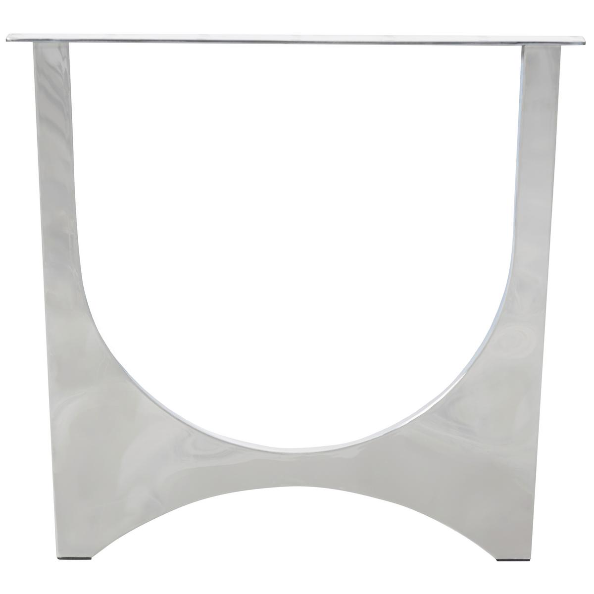 TISCHGESTELL Tablo Chromfarben B: 79cm - Chromfarben, MODERN, Metall (79/72/10cm) - Livetastic