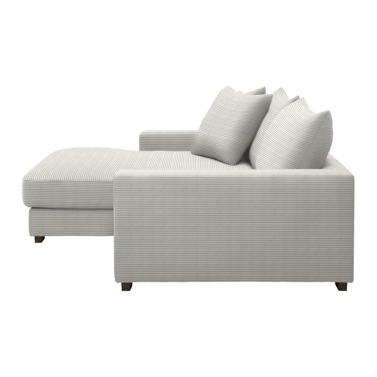 Rohová sedačka PEDRO, levá, béžový manšestr - béžová, Moderní, textil (180/265cm) - Mömax