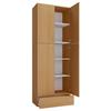 Aktenschrank Lona Buchefarben B: 70 Cm - Buchefarben, MODERN, Holzwerkstoff (70/200/39cm) - MID.YOU