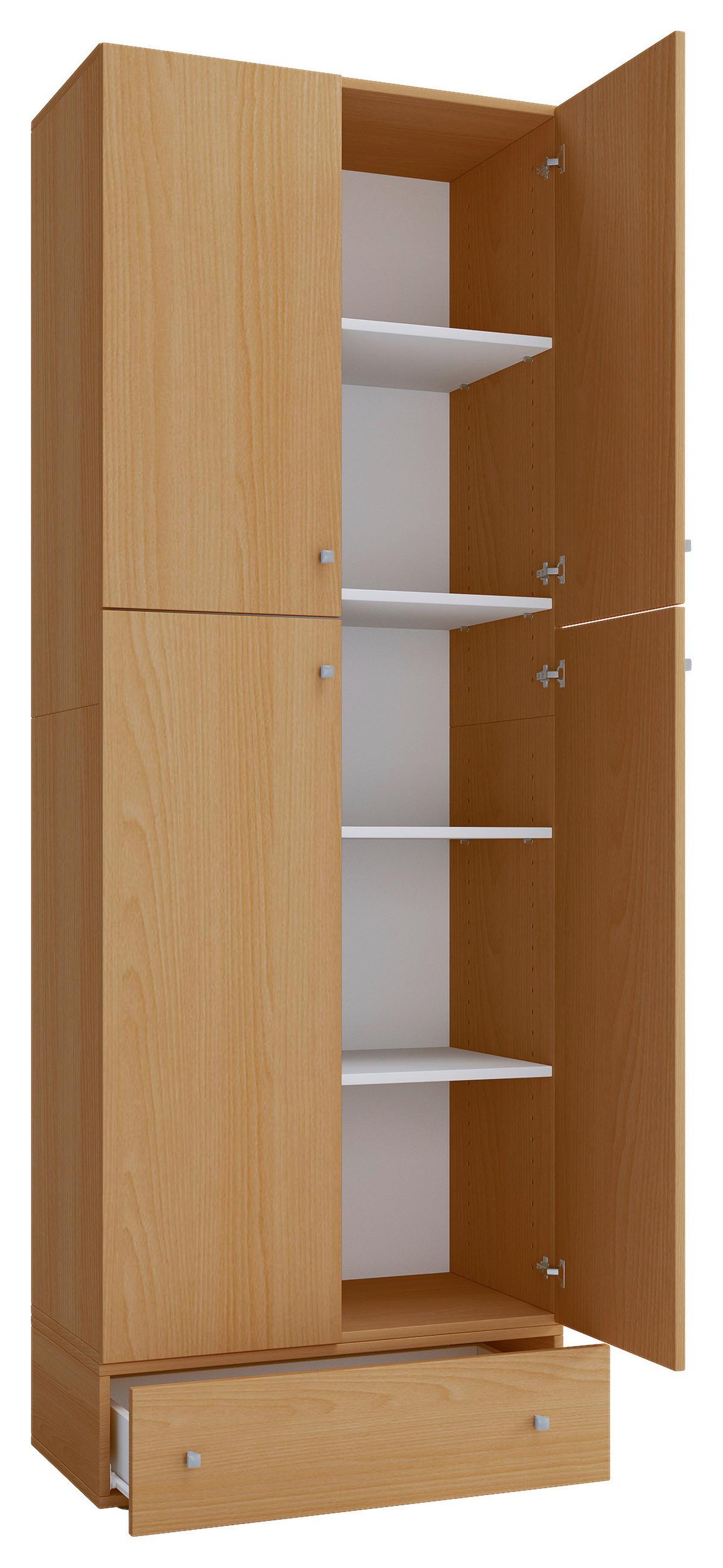 Aktenschrank Lona Buchefarben B: 70 Cm - Buchefarben, MODERN, Holzwerkstoff (70/200/39cm) - MID.YOU