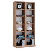 CD Regál Milano š: 42 cm dub sonoma - barvy dubu, Konvenční, kompozitní dřevo (42/92/20cm) - MID.YOU