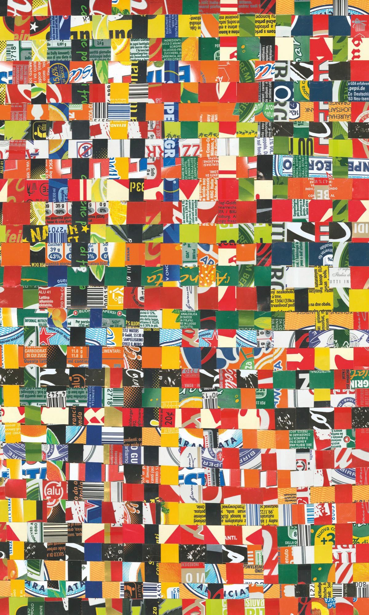 Vliestapete Bibite - Multicolor, Basics (150/250cm) - Komar