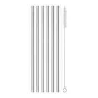 SLAMKA NA PITIE JESSY - priehľadné/čierna, sklo (23cm) - Premium Living
