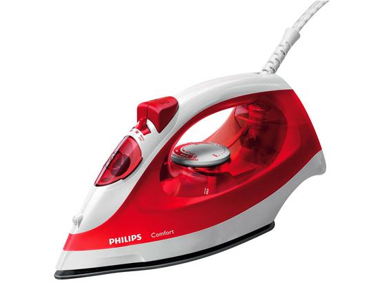 Philips Dampfbügeleisen Gc1742/40 - Rot/Weiß, KONVENTIONELL, Kunststoff/Metall (29/14,6/12,7cm) - Philips Philips Dampfbügeleisen Gc1742/40 - Rot/Weiß, KONVENTIONELL, Kunststoff/Metall (29/14,6/12,7cm) - Philips