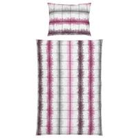 Seersucker Bettwäsche 140x200 Cm Aurelia Baumwolle Beere - Beere, MODERN, Textil (140/200cm) - Luca Bessoni