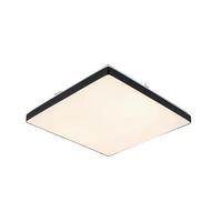 STROPNÍ LED SVÍTIDLO JANNEK - bílá/černá, Moderní, kov/plast (33/33/5,5cm) - Premium Living