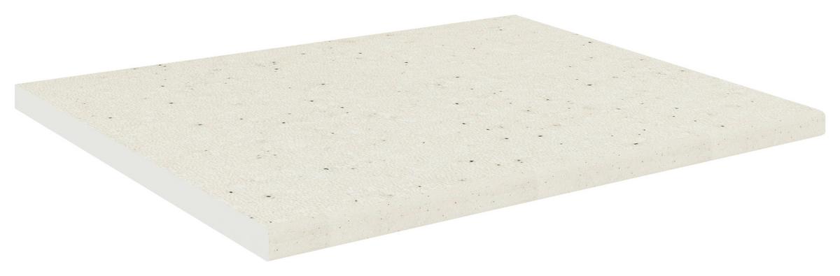 Arbeitsplatte Esilo Weiß B: 80 cm - Weiß, KONVENTIONELL, Holzwerkstoff (80/2,8/60cm) - MID.YOU