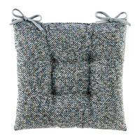 SITZKISSEN ALENA - Blau, MODERN, Textil (40/40/4cm) - Luca Bessoni