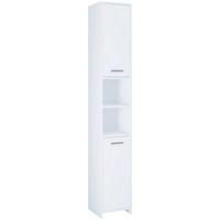 Hochschrank Zalo L B: 30 cm Weiß - Weiß, MODERN, Holzwerkstoff (30/190/30,4cm) - MID.YOU