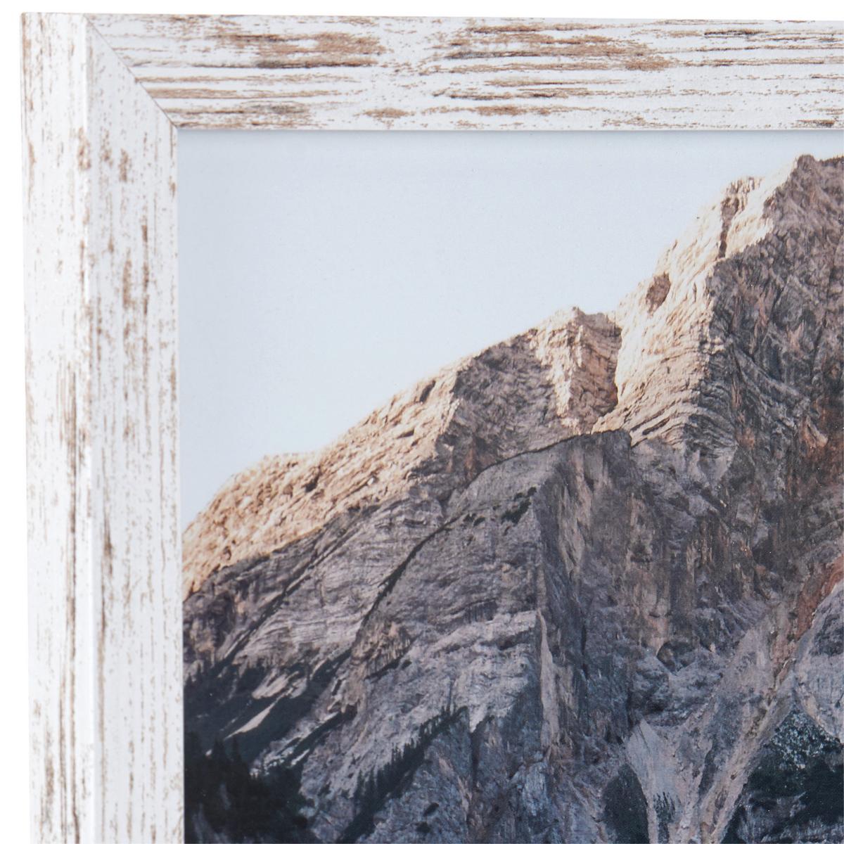 Bilderrahmen 30x40 cm Carla Holz Weiß, 32,6x42,6 cm - Basics, Glas/Holz (32,6/42,6/2cm) - Luca Bessoni
