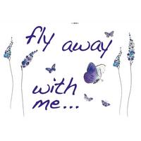 Dekosticker 17719h - Lila, LIFESTYLE, Kunststoff (100/70cm) - Komar