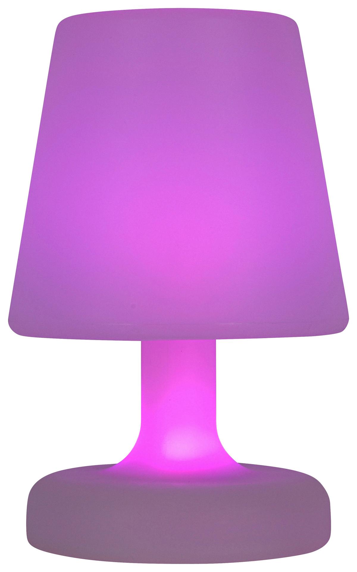 STOLNÁ LED LAMPA PRIMA - biela, Konventionell, plast (16/25cm) - Mömax