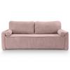 Schlafsofa Grubs Rosa B: 225cm - Schwarz/Rosa, Basics, Holz/Textil (225/96/93cm) - MID.YOU
