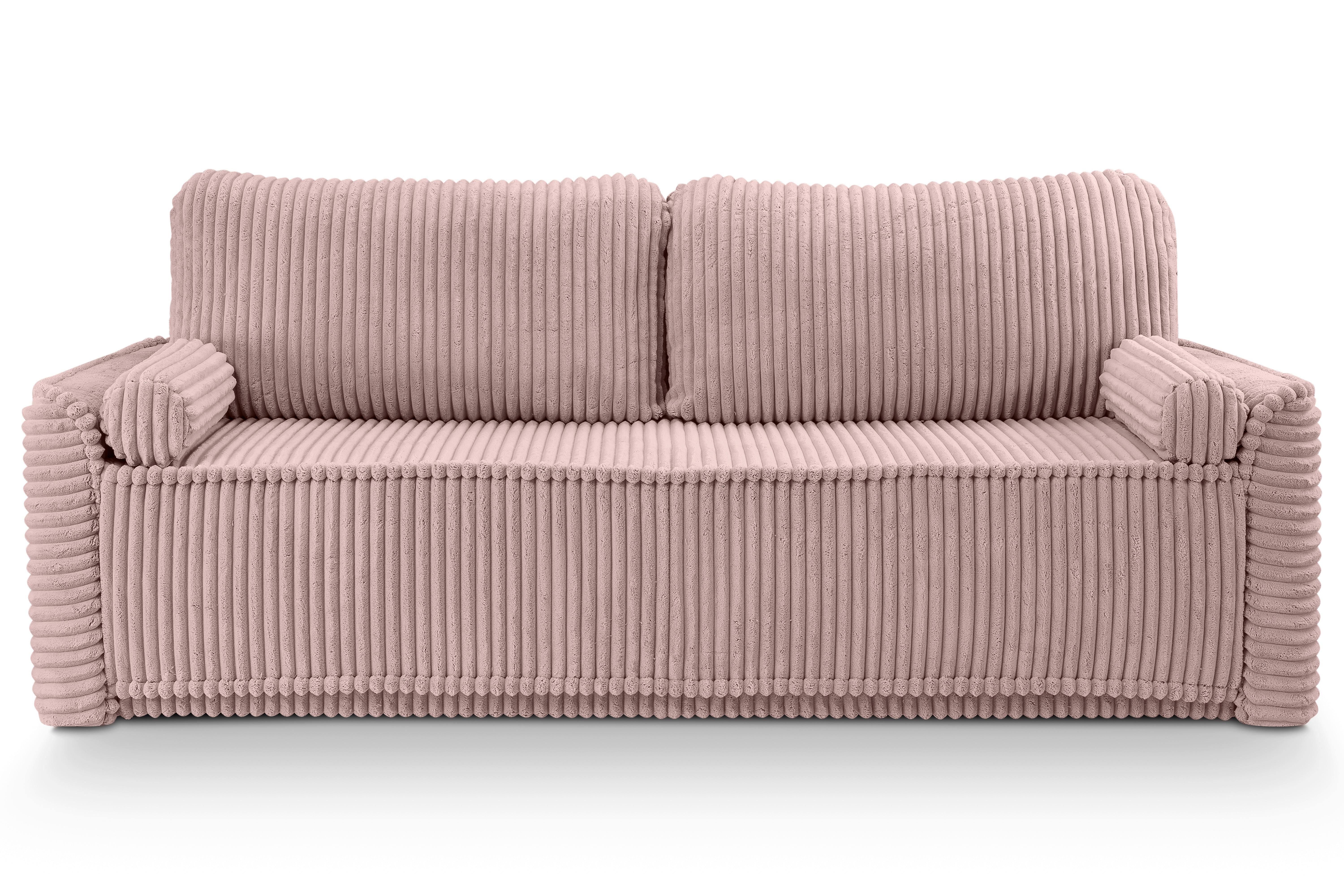 Schlafsofa Grubs Rosa B: 225cm