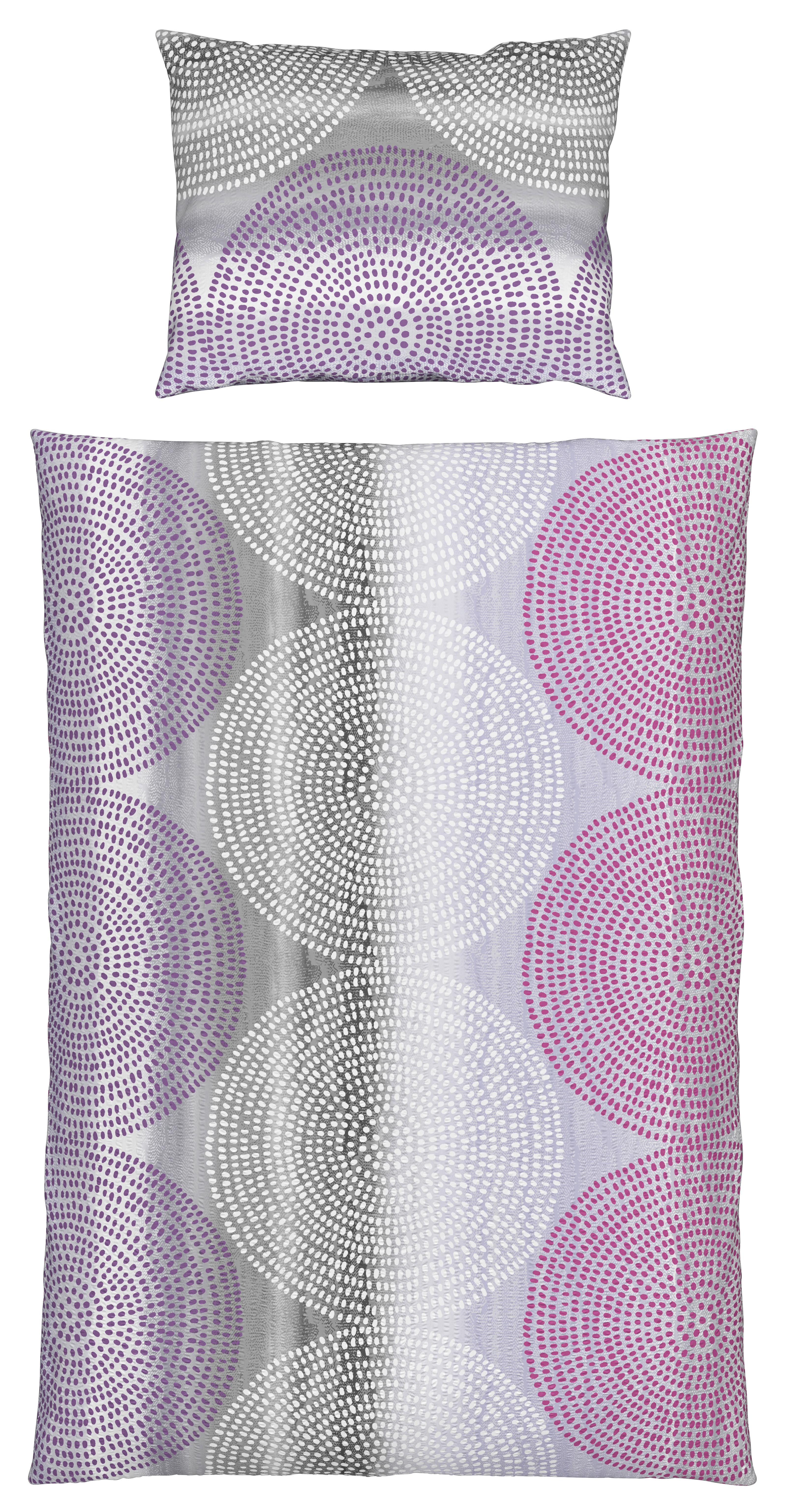 Ágyneműhuzat-garnitúra Doreen - Lila, modern, Textil - Luca Bessoni