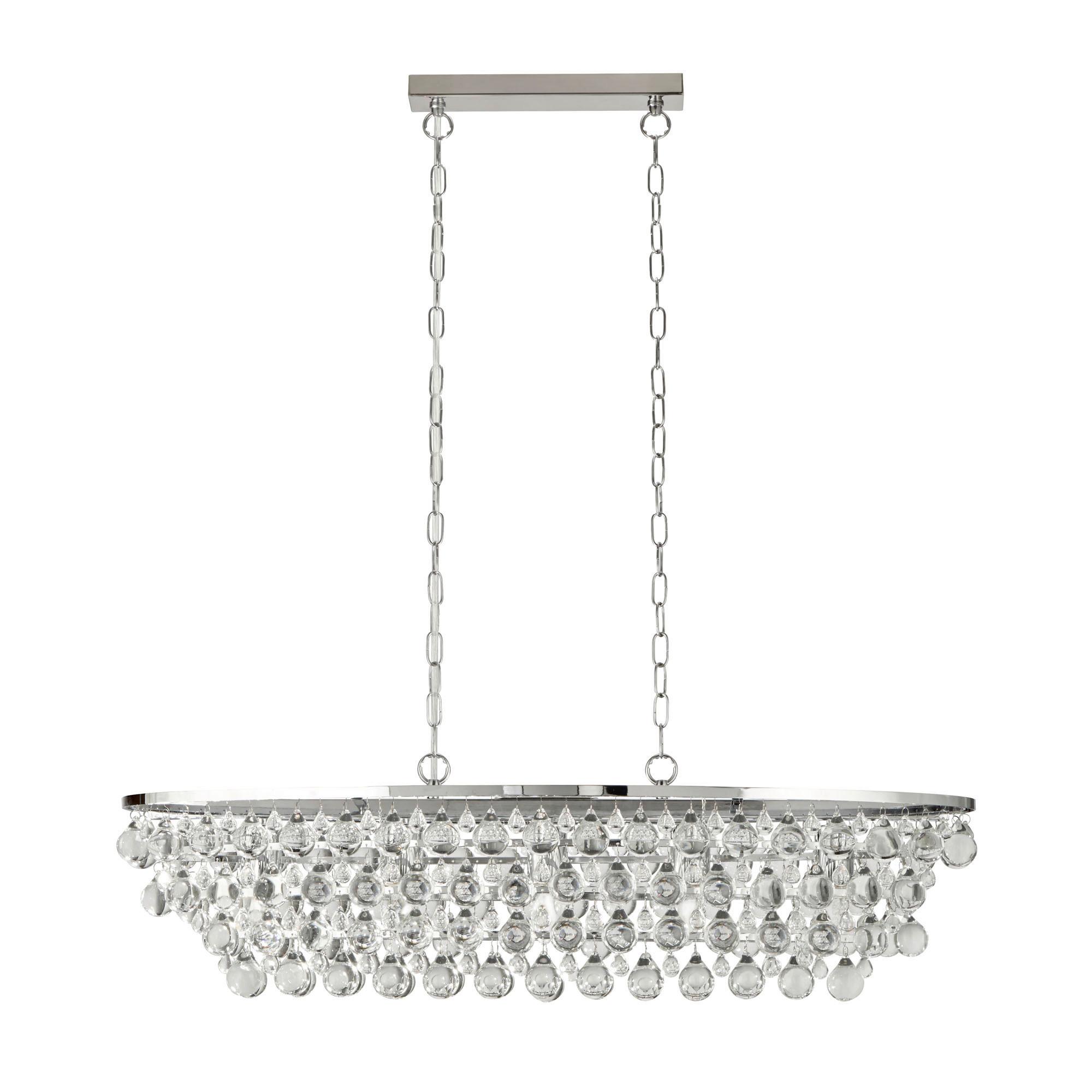 Függőlámpa 9635-5cc - Design, üveg/fém (92/30/131cm)