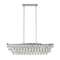Függőlámpa 9635-5cc - Design, üveg/fém (92/30/131cm)