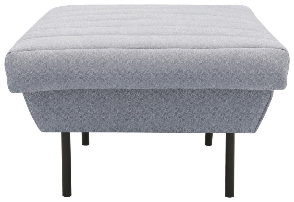 Hocker Looks Ix - Schwarz/Grau, Design, Textil (70/45/70cm) - LOOKS by W.Joop