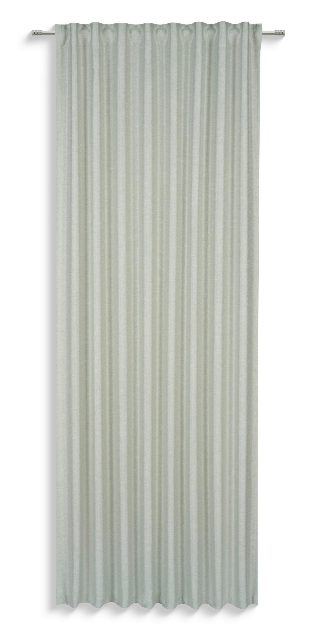 Fertigvorhang Susanne - Grün, MODERN, Textil (135/245cm) - Luca Bessoni