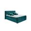 Boxspringbett mit Bettkasten + Topper 180x200cm Philadelphia - Grün, Trend, Textil (180/200cm) - Carryhome Boxspringbett mit Bettkasten + Topper 180x200cm Philadelphia - Grün, Trend, Textil (180/200cm) - Carryhome