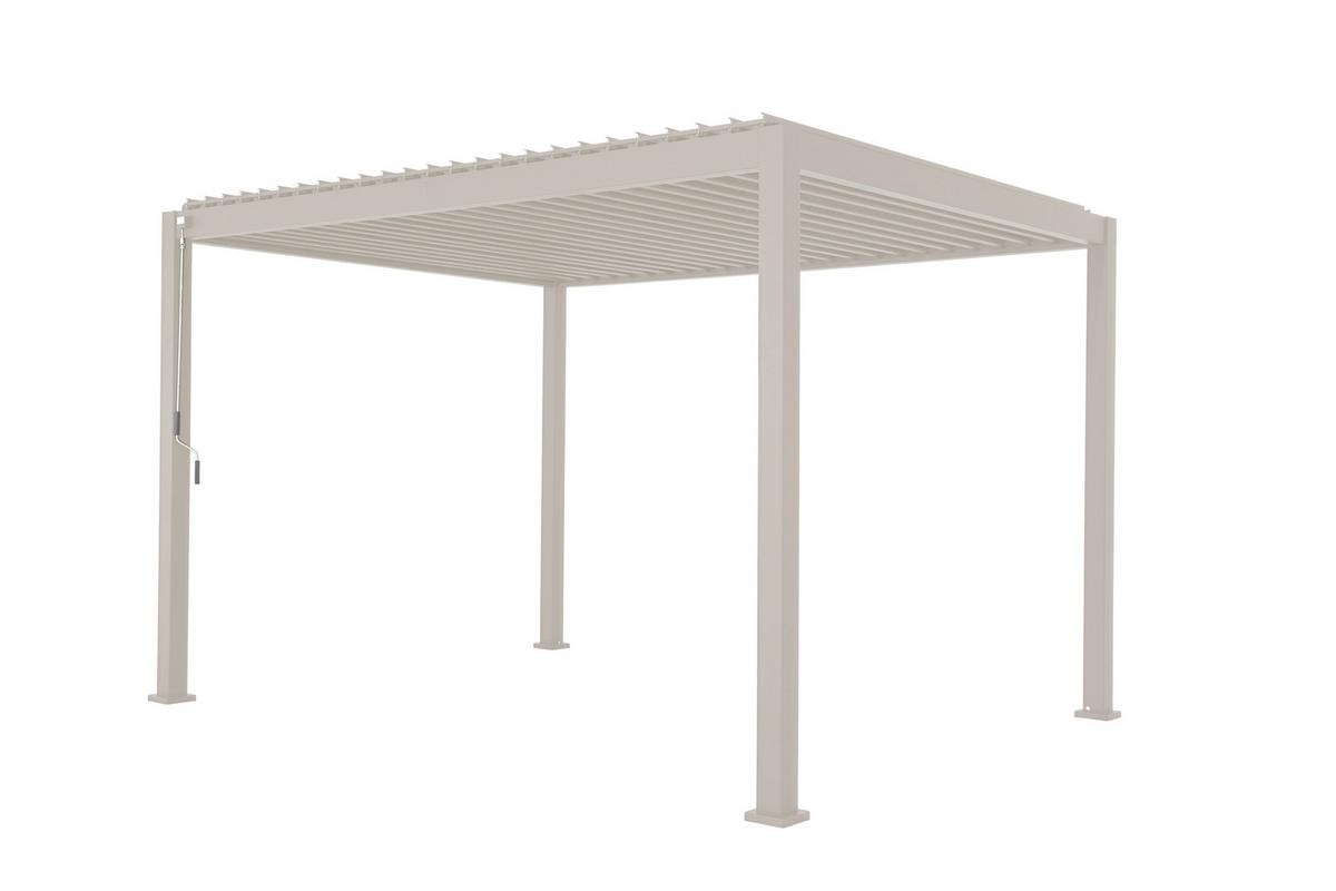 Pergola Deluxe 300x400 Grau - Grau, LIFESTYLE, Metall (400/250/300cm) - Gardenson