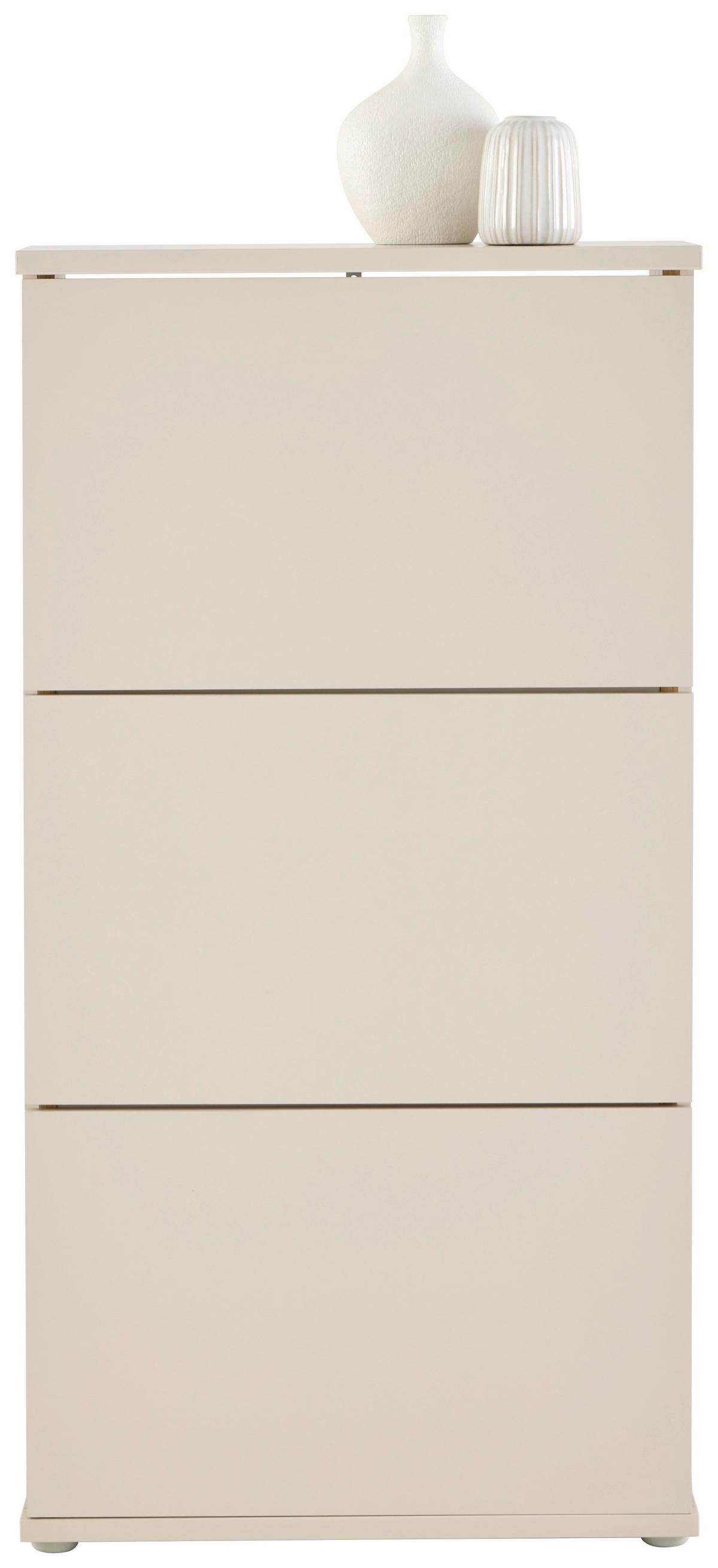 Schuhschrank Antonio Kaschmir H: 120 Cm - Kaschmir/Eiche Artisan, Trend, Holzwerkstoff (61,4/120/20,9cm)