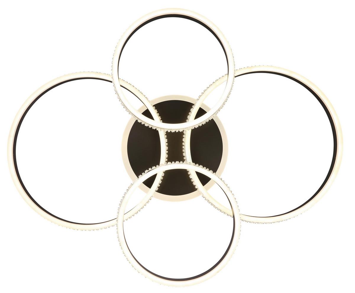 Led Mennyezeti Lámpa 67314-90 - titánszürke/opál, Design, műanyag/fém (85/68,5/15cm) - Globo