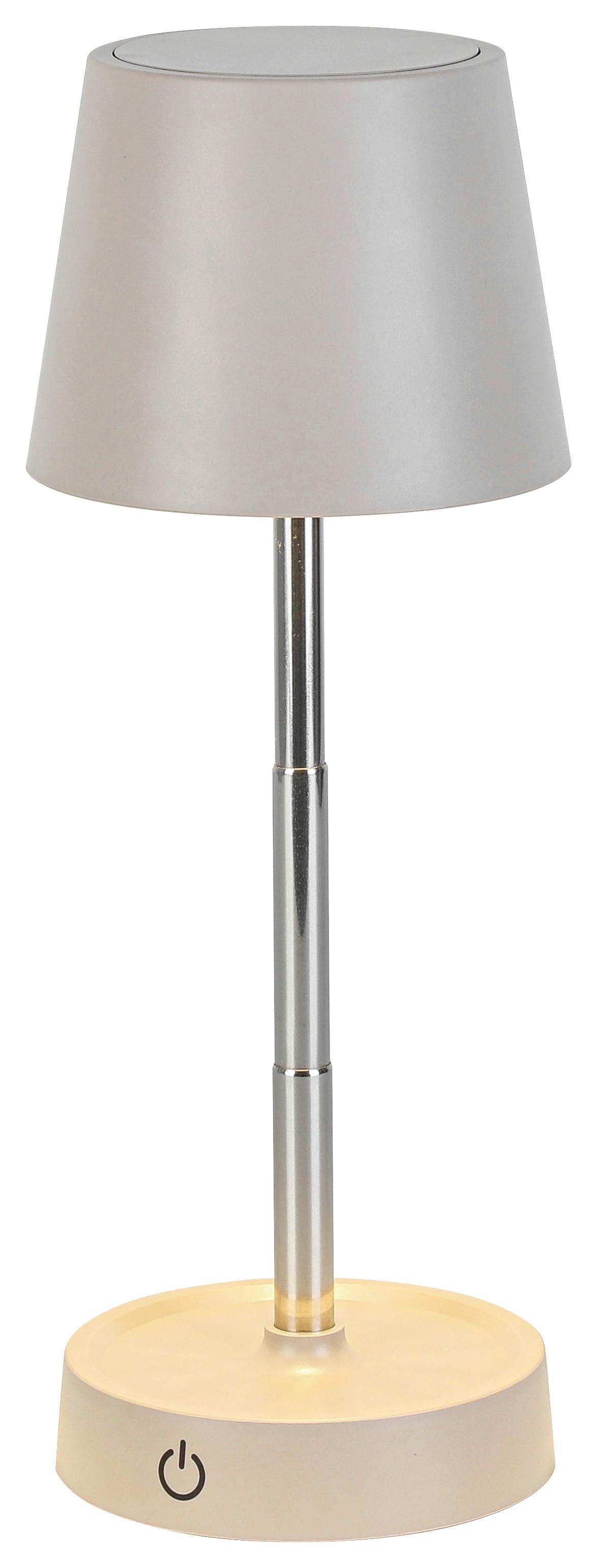 STOLNÁ LED LAMPA KLAPPI - piesková, Modern, kov/plast (10,5/11-28cm) - Mömax